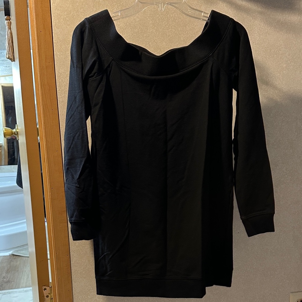 Off the shoulder sweatshirt